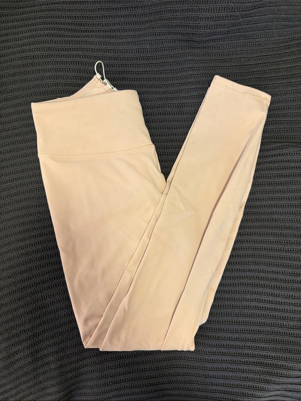 Cream High-Waist Active Fabletics Leggings